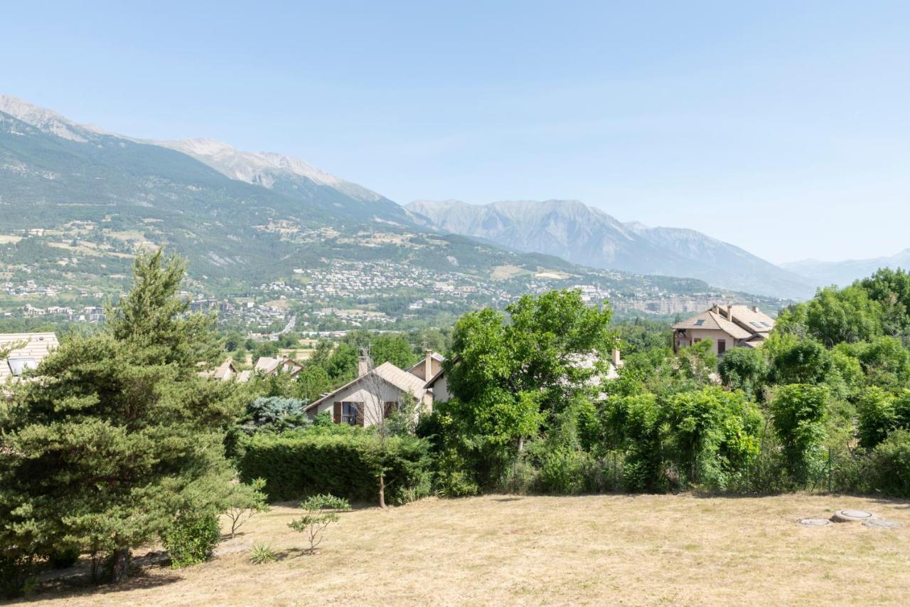 Joli T2 - Vue Sur Lac - 5 Min Du Plan D'Eau D'Embrun Baratier Dış mekan fotoğraf